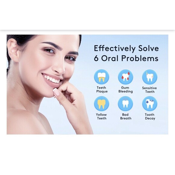 Electric Flosser w 4 Modes 3 in 1 Power Flosser & Electric Toothbrush w 55 Heads - Picture 12 of 16